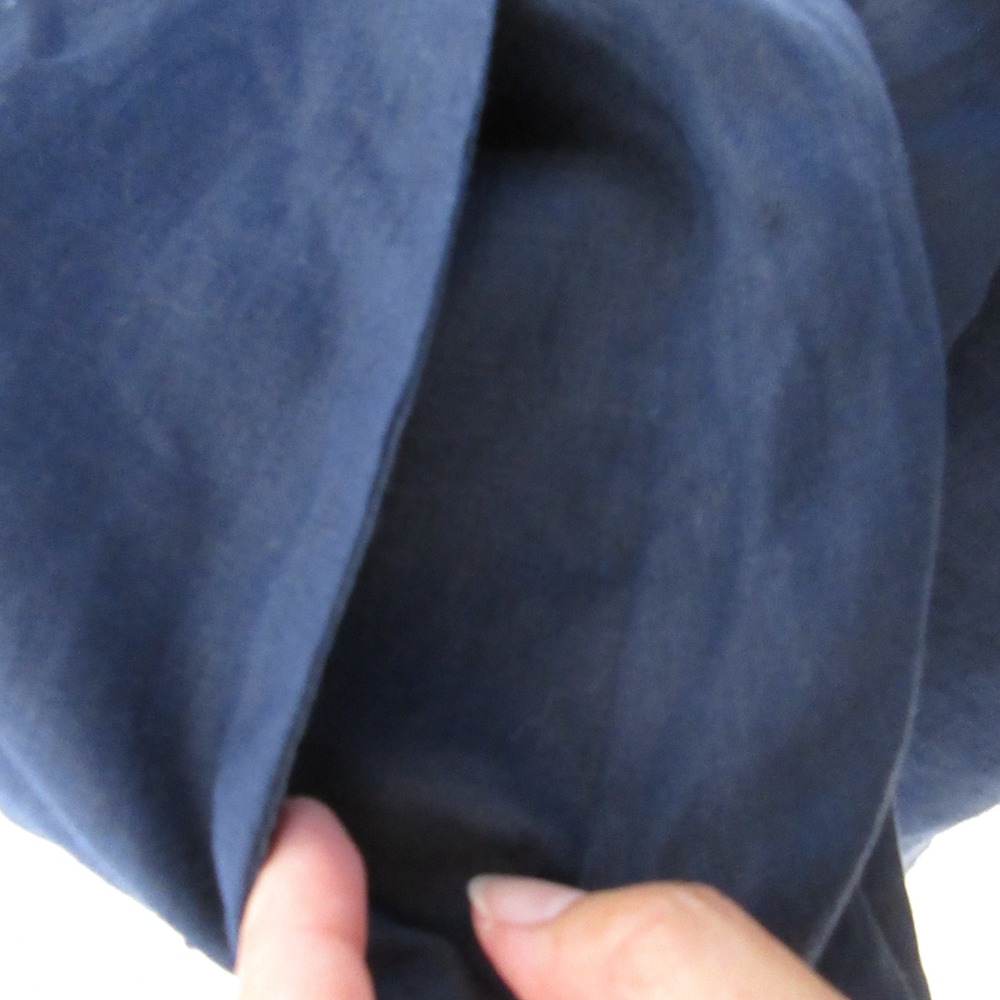 Quince Skirt XL 100% European Linen Maxi Skirt Deep Navy Blue Side Slit NWT - Picture 6 of 10